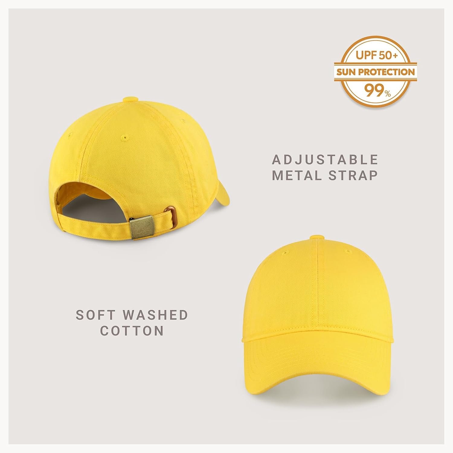 Everyday Premium Dad Hat Unisex Cotton Baseball Cap for Men and Women Adjustable Lightweight Style Curved Brim - Image 2