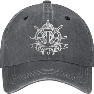 Unisex Vintage Washed Distressed Embroidered Baseball Cap Adjustable Low Profile Dad Hat for Men Women