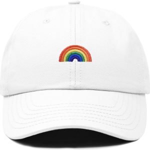 Rainbow Baseball Cap Womens Hats Cute Hat Soft Cotton Caps
