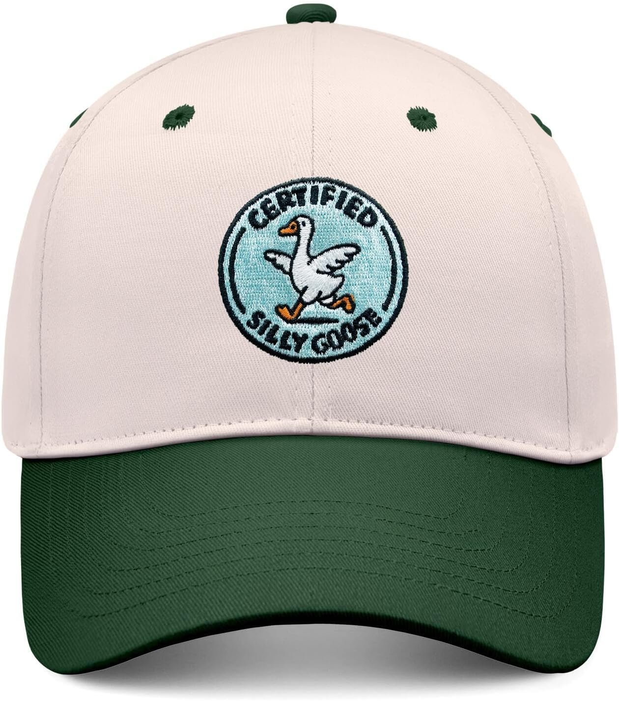 Silly Goose Baseball Cap, Funny Embroidered Hat for Men Women, Trendy Gift Vintage Trucker Hats, Caps Dad