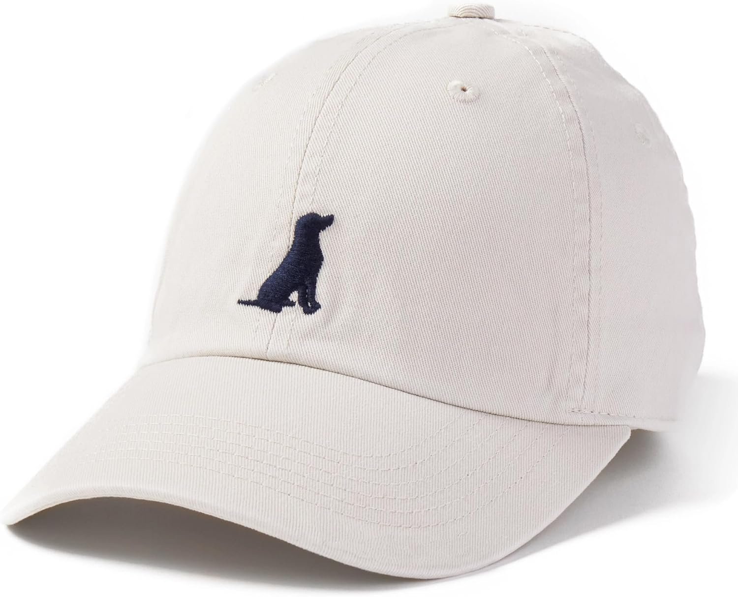 Adult Chill Baseball Cap, Low-Profile Adjustable Snap Back, Embroidered Hat for Men and Women, Regular, Birch White, One Size